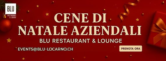 Cene di natale aziendali blu locarno