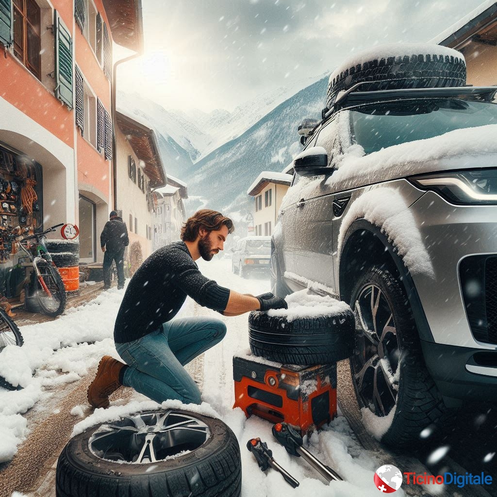 Cambio gomme estate/inverno in Ticino: qualità e convenienza da 10 CHF